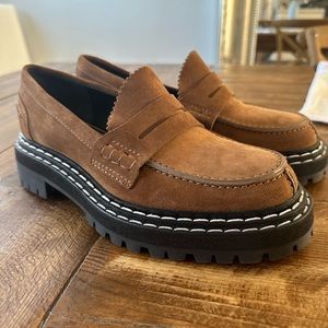 Proenza Shouler Suede Loafers